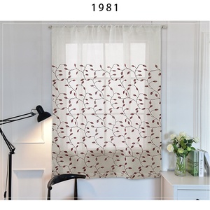 Eleganti <span class=keywords><strong>Tende</strong></span> per Finestre, Design in Voile, <span class=keywords><strong>Tende</strong></span> a Pacchetto, <span class=keywords><strong>Tende</strong></span> Romane in <span class=keywords><strong>Lino</strong></span>, <span class=keywords><strong>Tende</strong></span> Trasparenti Ricamate per Balcone - Product Image 5