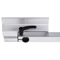 Pied de table réglable et rotatif en aluminium argenté pour tables de travail et de repas en camping-car, caravane, fourgon aménagé GR-ZT508