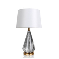 Lampe de table LED protectrice pour les yeux, design nordique, lampe de chevet, abat-jour blanc/noir-gris pour chevet, salon