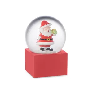 Bola de nieve SANTO de vidrio, artículos navideños - Product Image 6