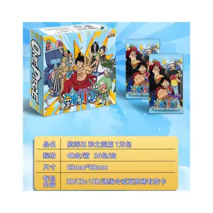 AHTEM Luffy Zoro Nami kıyıcı Franky Booster kutusu Tcg ticaret iskambil kartları oyunları Onepieced kart oyunu bir Pi ece kart