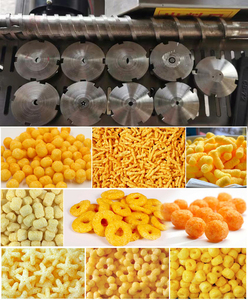 Ligne de machine de production de corn flakes d'emballage extrudeuse snack feuilleté de marque privée - Product Image 4