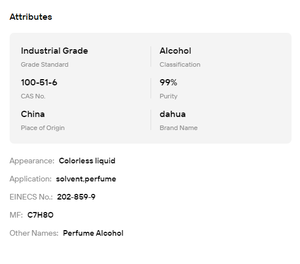Etanol de Grado Alimenticio 95%-96% Inodoro para Productos de Sabor, Fragancia y Disolventes - Product Image 6