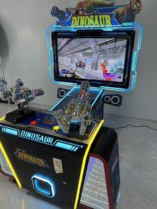 Machine <span class=keywords><strong>de</strong></span> <span class=keywords><strong>jeu</strong></span> d'arcade <span class=keywords><strong>de</strong></span> tir aux dinosaures à monnayeur, <span class=keywords><strong>jeu</strong></span> <span class=keywords><strong>de</strong></span> tir simulé à deux joueurs pour parc d'attractions - Product Image 3