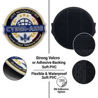 Écussons personnalisés en PVC souple et silicone, gaufrés en 3D, écologiques, à transfert thermique, pour casquettes, motif cœur