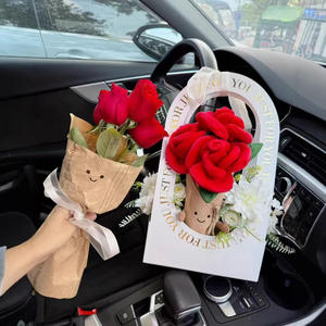 Boneka plush buket bunga genggam JC, hadiah ulang tahun yang lucu, hadiah Hari Valentine untuk anak perempuan - Product Image 3