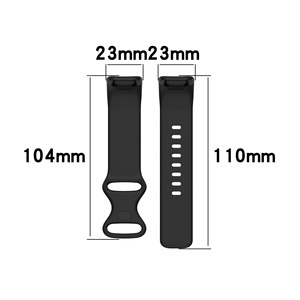 Ban nhạc thay thế cho Fitbit phí 6, cho Fitbit phí 5 ban nhạc Silicone thể dục thể thao dây đeo cổ tay cho phụ nữ người đàn ông nhỏ lớn - Product Image 5