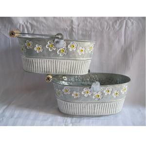 Luxe Tailles Personnalisées Jardin Décoratif Galvanisé Jardinières Baignoire Vente Chaude Usine Jardinières et Plantes Bacs - Product Image 6