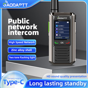 Radio GaodaPTT K11 4G con Tarjeta SIM, Alcance Ilimitado, Push to Talk, Walkie Talkie Global 4G LTE PoC - Product Image 6