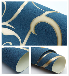 Black Vine Large Pattern TV <strong>Background</strong> Wall Wallpaper 3D Embossed Thick Deer Skin Velvet Wallpaper - Product Image 6