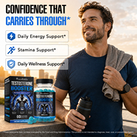 Acentiallabs Vegan Testos Terone Booster Suplemen Peningkat Gairah Pria, Pendukung Energi dan Stamina, Permen Jeli Peningkat Testosteron untuk Pria