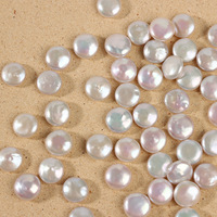 Grand stock en gros de perles baroques naturelles d'eau douce, boutons de 11-12 mm, perles nues, accessoires de bijoux DIY, modèle 010