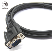 Cable Serial RS232 DB9 Macho a Hembra, Longitud Personalizada, 9 Pines, D-Sub, Blindado, Revestimiento de PVC con Cobre Estañado, IP65 Impermeable, para Computadora