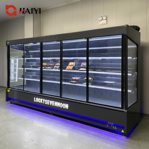 Vitrine réfrigérée commerciale à porte coulissante, armoire réfrigérée ouverte, vitrine réfrigérée ouverte pour supermarché - Product Image 2