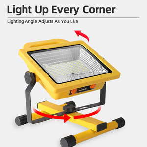 Tùy chỉnh bán buôn không thấm nước IP54 1300lm 360 Chùm tia góc có thể sạc lại <span class=keywords><strong>Led</strong></span> Đèn Pha cho kho - Product Image 5