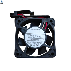 พัดลมระบายความร้อนมอเตอร์ดั้งเดิม 24V DC รุ่น 2406VL-05W-B69 สำหรับอุปกรณ์อิเล็กทรอนิกส์ - Product Image 1