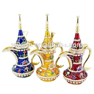 Lámpara Aladdín de metal para decoración de boda india (QF3058) - Product Image 1