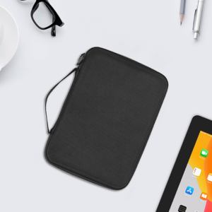 Tùy Chỉnh EVA Không Thấm Nước Mềm Cảm Thấy Máy Tính Xách Tay Sleeve Bag Cover Trường Hợp Cặp Tài Liệu Tablet Sleeve Cho <span class=keywords><strong>Ipad</strong></span> Đen OEM Tùy Chỉnh Logo Phong Cách - Product Image 5
