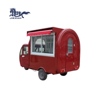 JX-FR220GH лучшие продажи мобильная электрическая тележка мороженого с оборудованием 3 колеса тук-продуктовый фургон (США)