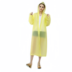 男性用ポータブルレインジャケット,防水性のあるポンチョ厚いエヴァレインコート - Product Image 6