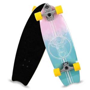 2023 Trendy Best Selling Land Surfboard Skateboard Custom Cheap High Quality Adult Land Surf Skateboard