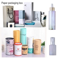 Bestseller Leere Runde 30ml 2oz Individuelle Farbige Klare Mattierte Glas-Kosmetikflasche für Creme Hautpflege Lotion mit Pumpspender