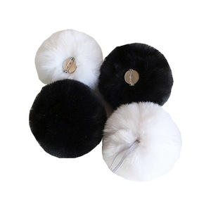 Pompones de Peluche Personalizados, Lindos y Peludos, con Forma de Cola de Conejo, para Sombreros, Disfraces de Conejita, Disfraces Lindos, Baile, Lolita, Accesorios - Product Image 1