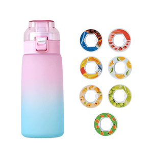 Bouteille d'eau parfumée 500 ml avec paille anti-fuite pour enfants, sportifs et étudiants - Product Image 4