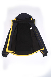 OEM Maßgeschneiderte Kapuzen-Outdoor-Jacke mit Reißverschluss Softshell Fleece Wasserdichte Softshell-Jacke - Product Image 4