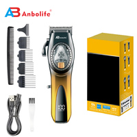 ANBOLIFE - Juego de Recortadora de Pelo con Motor Magnético con Microchip, Motor de Levitación Magnética, Revestimiento DLC para Hombre, 9000 RPM