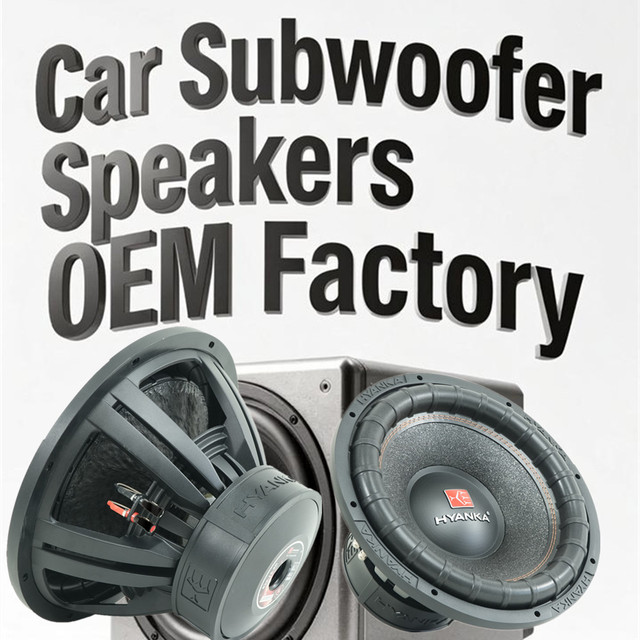 OEM Car Speaker Manufacturer 12" 15" 18" Car Sub Woofer 2+2 4+4 Ohms RMS Power 1300W 2000W 3000W Car Bass Speakers Subwoofer