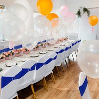 Nœuds de chaise en spandex avec boucle pour la décoration de mariages, banquets et événements