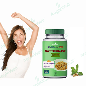 Aeglewell อาหารเสริม nattokinase 4000 <span class=keywords><strong>Fu</strong></span> <span class=keywords><strong>60</strong></span>แคปซูลยืนยาว nattokinase สำหรับการสนับสนุนทางสติปัญญา - Product Image 2