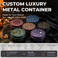 Pot en aluminium fileté pour aromathérapie personnalisé de 60 ml, 80 ml, 100 ml |    Désodorisant, cire coiffante et parfum solide cosmétique en gros