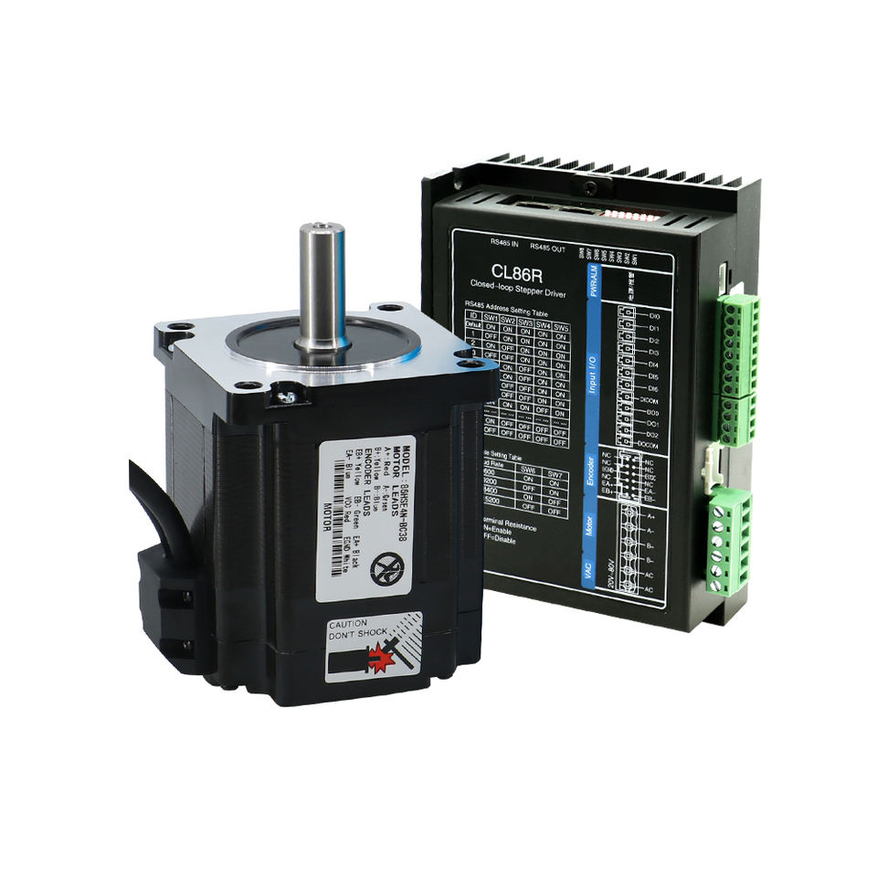 High Torque 86HSE Closed Loop Stepper Motor 12.0n with CL86R Drive ...