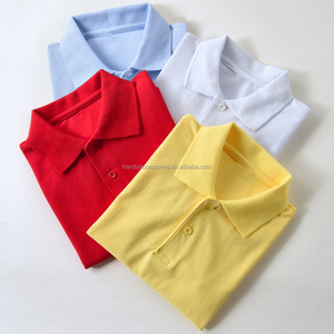 高品質カスタム子供用ポロシャツ卸売コットン刺繍ロゴゴルフTシャツ子供用スクールトップユニフォーム - Product Image 2