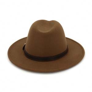 Chapeau Fedora Vintage X3025 Unisexe en Laine avec Décoration Corde et Boucle de Ceinture – Chapeau Formel pour Femme - Product Image 5