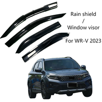 Kit de Conversión de Carrocería para SUV, Protectores de Lluvia, Deflectores de Aire, Visera para Lluvia, Visera Solar para Auto, Deflectores de Ventana para WR-V RS(DG4) 2023-ON