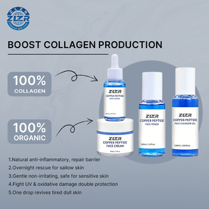 Private Label OEM Anti-Wrinkle Glowing Skin Care Set Vitamin <b>C</b> Hyaluronic Acid Pore Refining <b>Serum</b> Luxurious All Skin Types - Product Image 2