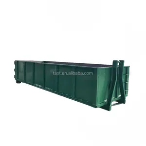 Construction Waste Treatment Machinery Roll-Off Waste Disposal Bin Hook Lift Dumpster Manufacturing Plants Hotels 1 Year