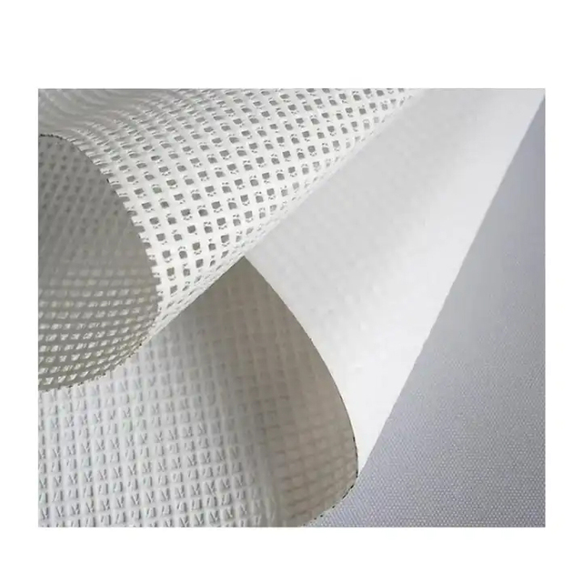PVC Coated Printing Mesh Fabric Digital Printing Wind-resistant Advertising Flex Banner for Outdoor