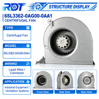Ventilateur de refroidissement industriel d'origine allemande 6SL3362-0AG00-0AA1/G4E280-BC23-05 230V AC à faible bruit avec convertisseur de fréquence pour ventilation