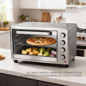 Podsida-<span class=keywords><strong>horno</strong></span> eléctrico <span class=keywords><strong>de</strong></span> gran capacidad, 1800W, 45L, para el hogar, con CE, CB, RoHS - Product Image 2