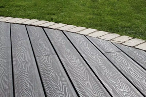 Plancher de <span class=keywords><strong>terrasse</strong></span> en WPC moderne de haute qualité, imperméable, antidérapant, à emboîtement par clic, pour une utilisation en extérieur <span class=keywords><strong>sur</strong></span> les balcons, les terrasses et les jardins - Product Image 5