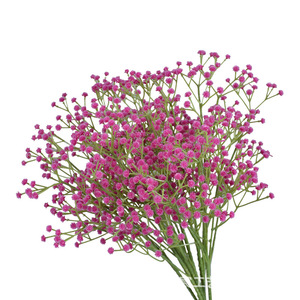 Bouquet artificiel de gypsophile en plastique blanc pour décoration de mariage, bouquet à main, ornement floral artificiel - Product Image 5