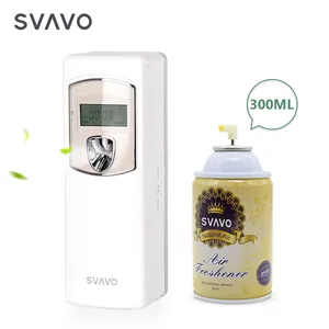 Svavo เครื่องพ่นละอองสเปรย์อัตโนมัติหน้าจอ LCD เครื่องจ่ายน้ำหอมให้อากาศสดชื่น