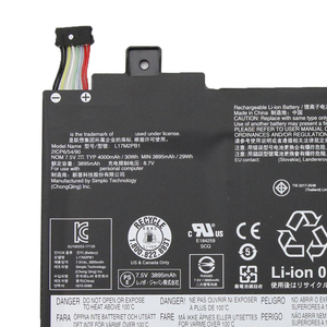 5B10W67379 L17L2PB1 5B10P54001 30Wh 7.5V L17C2PB1 L17M2PB1แบตเตอรี่แล็ปท็อปของแท้สำหรับ <span class=keywords><strong>Lenovo</strong></span> <span class=keywords><strong>V330</strong></span>-14ARR <span class=keywords><strong>14IKB</strong></span> V130-14IGM <span class=keywords><strong>14IKB</strong></span> - Product Image 2