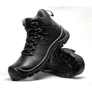 ZSTEP - Botas de Seguridad con Puntera de Acero para Hombre, Transpirables, Anti-Vibración, Resistentes a Ácidos, para Aviación e Ingeniería, Color Negro - Product Image 1
