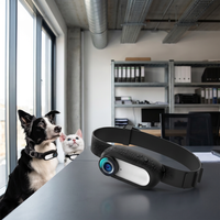 Collar para Perro con Cámara 1080P HD, Cámara para Mascotas con Ángulo Amplio de 120 Grados, Mini Cámara Deportiva Recargable para Perros y Gatos