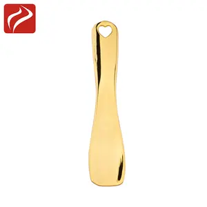 Cuchara de metal para masaje de ojos en forma de corazón, color dorado, promoción - Product Image 1